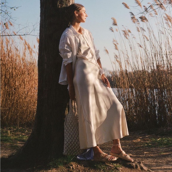 J.Crew Collection limited-edition Carolyn slip dress in luster crepe - Picture 7 of 12